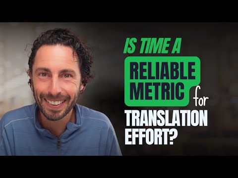 Is Time a Reliable Metric for Translation Effort?