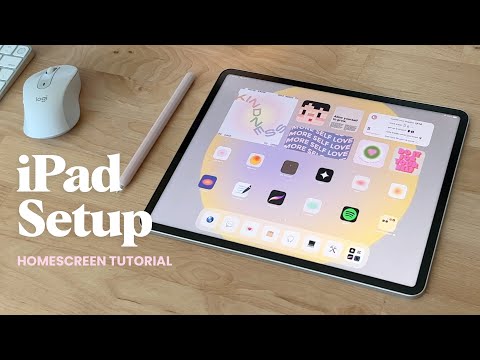 How to customize your iPad 💛🏡 | Aesthetic widgets, app icons, wallpaper ☻