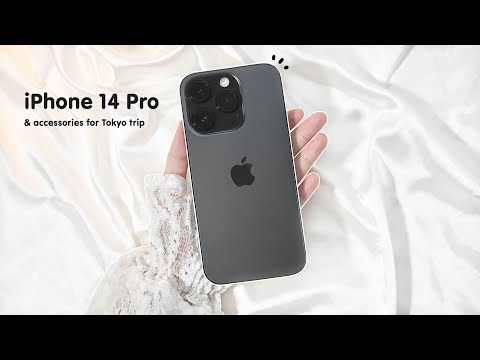 iPhone 14 Pro 🖤aesthetic unboxing |1TB| accessories | Kirby Cafe✈️ | Lark C1 | Genshin Impact