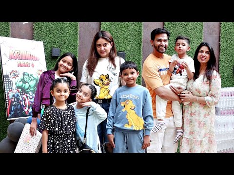 Mangal Lakshmi Serial Adit aka Naman Shaw Son Birthday Party | Mahhi Vij  Daughter Tara Bhanushali