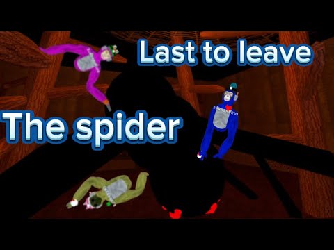 Big scary last to leave the big spider!!!!    (Big Scary) ￼