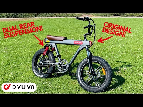 This FUN Cafe Racer ebike Looks Like a Motorcycle! (DYU V8)