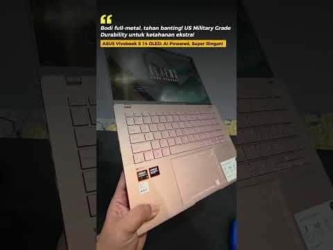 Vivobook S 14 OLED, Laptop ASUS AMD Ryzen AI 7 350 Pertama di Indonesia #asusvivobooks14