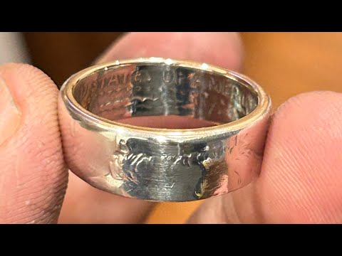 Cleaning An Old Coin Ring!