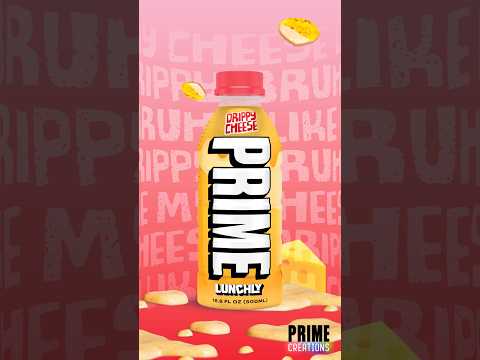 Drippy Cheese PRIME!! #drinkprime #prime #ksi #loganpaul #lunchly #funny #primehydration #shorts