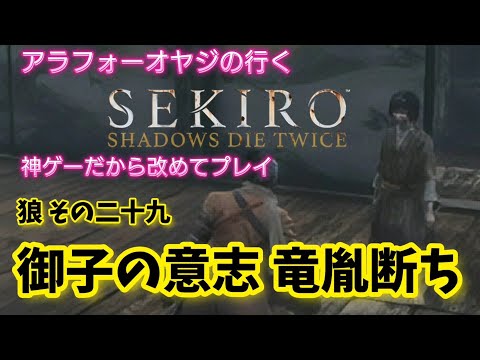 狼その二十九 御子の意志 竜胤断ち【隻狼】改めて隻狼やる！