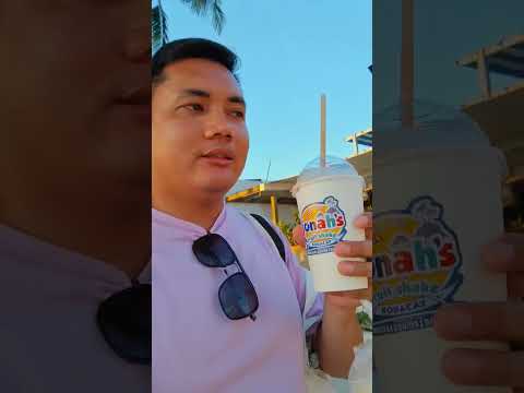 Jonah's fruit shake in Boracay