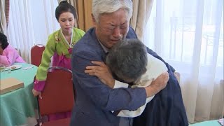 Families divided by war in North and South Korea reunite