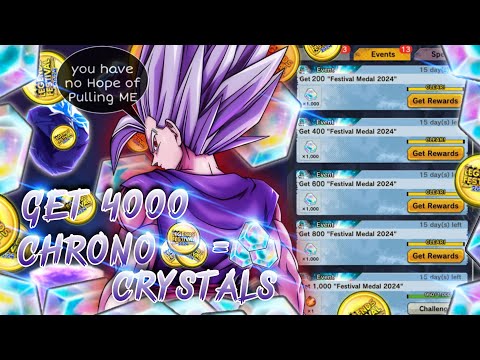 GET FREE 4000 CHRONO CRYSTALS IN LEGENDS FESTIVAL FAST BEFORE NEW YEAR COMES DB Legends