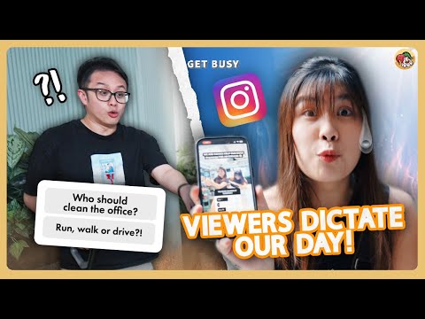 Letting INSTAGRAM FOLLOWERS CONTROL Our Day! | Get Busy Vlog Ep 67