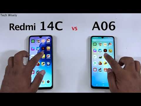 Redmi 14C vs SAMSUNG A06 - Speed Test