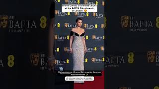 Selena Gomez wore a Masterclass dress on the red carpet💎 #selenagomez #bafta #redcarpetdress #fyp