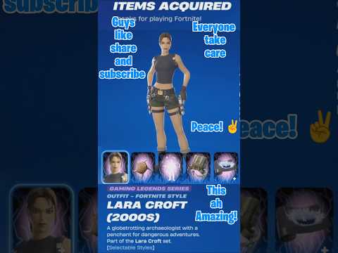 Tomb Raider 2000 Bundle #tombraider #fortnite #itemshop #fortniteskins #fortnitebattleroyale #Ps