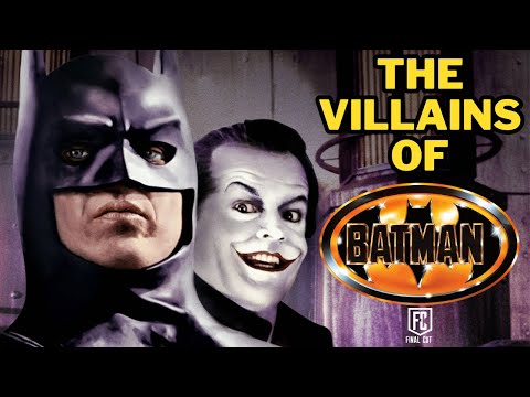 THE VILLAINS OF TIM BURTON'S BATMAN