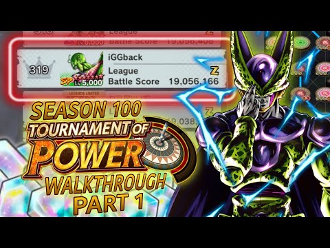 TOURNAMENT OF POWER SEASON 100 PART 1 (sigma edition) (Dragon Ball Legends) FREE CHRONO CRYSTALS