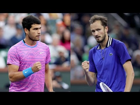 Daniil Medvedev taunts Carlos Alcaraz with camera message after Indian Wells win