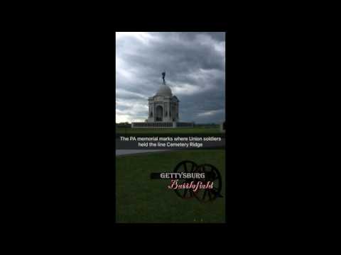 Gettysburg Snapchat Visit