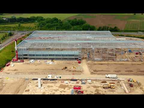 WINVIC CONSTRUCTION SITE DARLINGTON #drone #cranes