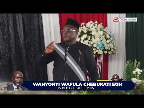 LISTEN TO WHAT GOVERNOR LUSAKA SAID ABOUT CHEBUKATI IN TRANSZOIA!