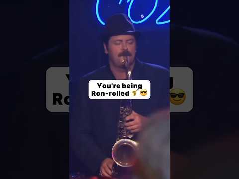 You’re being Ron-rolled 😎🎷 #parksandrec #parksandrecreation #remix #saxophone #ronswanson