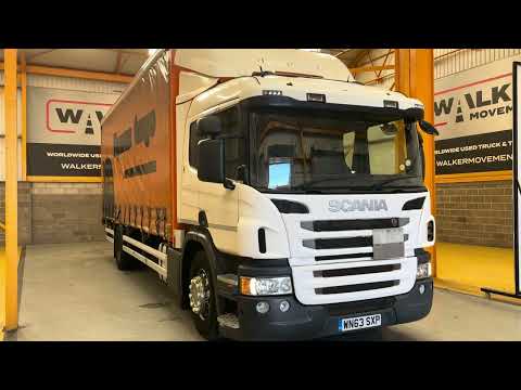 New In Stocklist For Sale: SCANIA P230 EURO 5, 4X2 CURTAINSIDER – 2013 – WN63 SXP