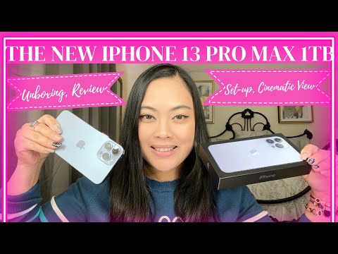 1TB IPHONE 13 PRO MAX|UNBOXING|REVIEW|CINEMATIC & MACRO MODE| SET-UP!