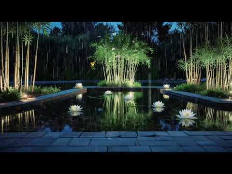 Relaxing Piano and Soft Rain for a Good Sleep