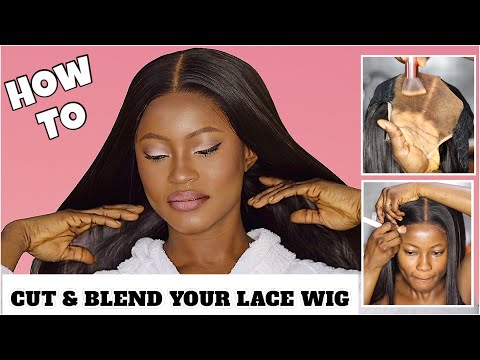 Beginner Friendly| HOW TO CUT & BLEND YOUR LACE WIG| FT. HBP_Wigs