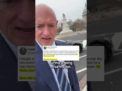 Sen. Mark Kelly Ditches His Tesla