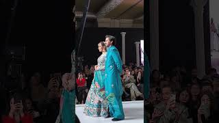 Nausheen shah & Saleem Miraj Walk at Bridal Couture Week 2023