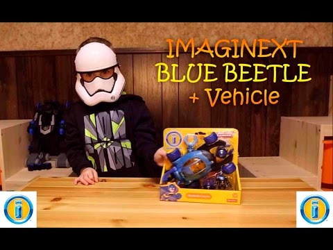 Imaginext Exclusive Blue Beetle & Vehicle Justice League!!!