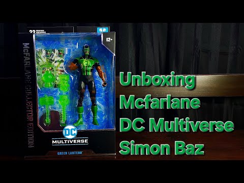 Unboxing The McFarlane Collector Edition DC Multiverse Green Lanter Simon Baz Figure!