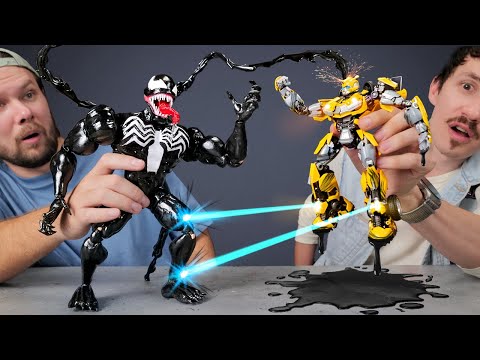 Venom VS. Bumblebee – DIY Crafting Challenge! ⚔️💥 Transformers Battle Begins!