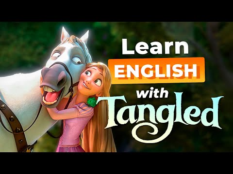 Learn ENGLISH with TANGLED — Rapunzel Wins Over Maximus