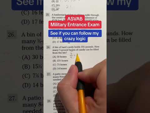 ASVAB Arithmetic Reasoning answers walkthrough 26