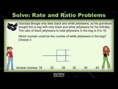 6th Grade - Math - Solve: Rate and Ratio Problems - Topic Video