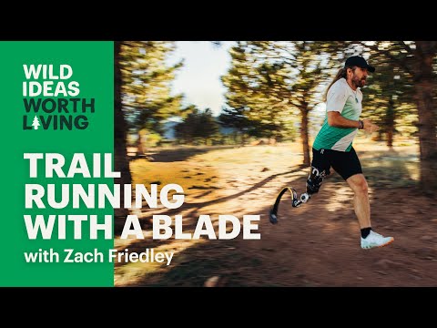 Trail Running with a Blade with Zach Friedley #trailrunning #adaptiveathlete #inclusion #running