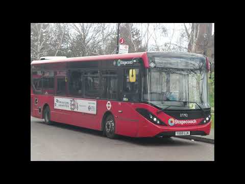 Enviro 200 MMC ExCT Plus (HCT) 1292, Stagecoach 37792 YX68UJK with Blank Blind at Mile End Bus Stand