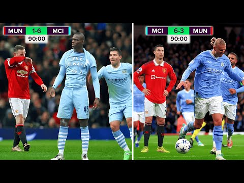 6 Times Manchester City Destroyed Manchester United