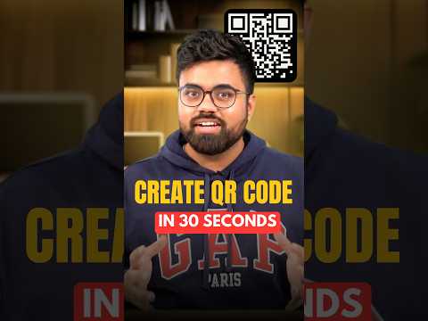 Create a QR Code in 30 Seconds | How to Create QR Code in Excel | How to Create QR Code for a Link