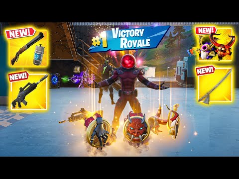 Supernatural Mysterio vs ALL NEW MEDALLIONS & MYTHIC WEAPONS ( NEW! Fortnite Chapter 6 Season 1 )