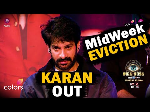 Bigg Boss 18 Today Episode Promo Karan Veer Mehra Midweek EVICTION #bb18