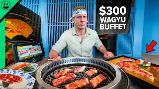 Poor Man VS Rich Man Buffet in Japan!! Unlimited Beef!!