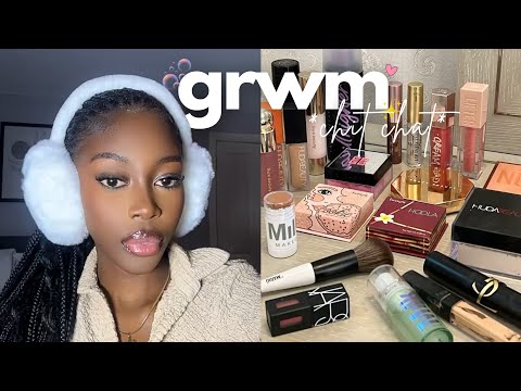 GRWM💗✨while we talk about my December, new upload schedule, where I’ve been.