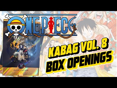 ONE PIECE newest KABAG set - vol. 8! Boxes from a fresh case!