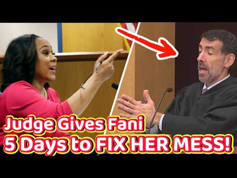 Judge BLASTS Fani for INTENTIONAL DECEPTION. Gives 5 Days to Fix Her Mess! #faniwillis #fultoncounty