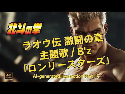 [AI Anime Song] Fist of the North Star OP Raohden "The Fierce Battle Chapter" B'z "Lonely Stars"