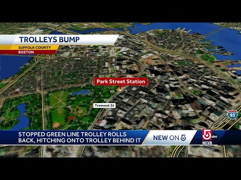 Riders evacuated after MBTA Green Line trolley collides with another, NewsCenter 5 has learned