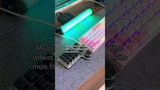 Testei o Macropad RGB com 12 teclas + 3 knobs e é sensacional! 🚀 Produtividade no talo e RGB top!