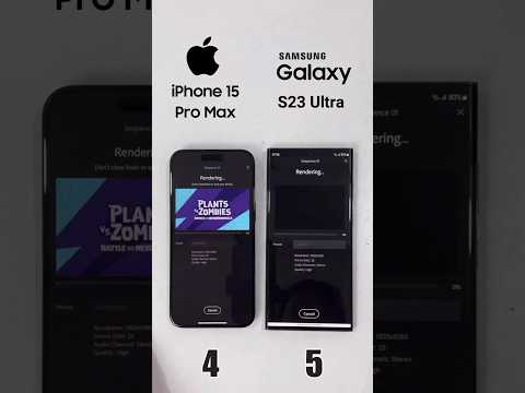 Part-2 Speed Test Iphone 15 pro Max vs Samsung s23 ultra 🔥🤯 5-5